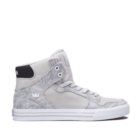 Supra Vaider Grå Høye Sneakers Herre [NO-8-F641]